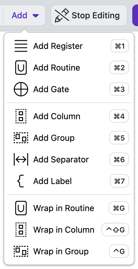 Add Menu