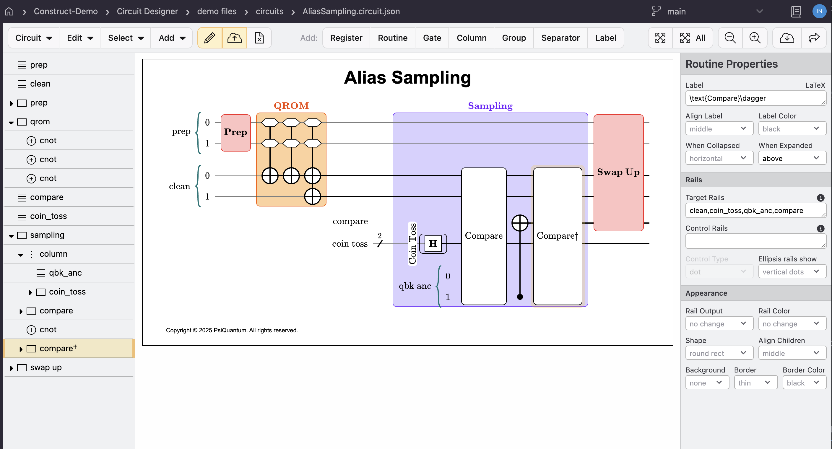 Circuit Designer Interface