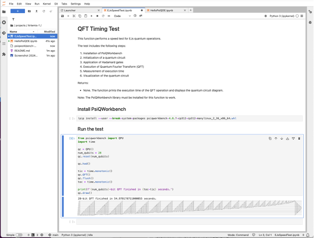 QDE Interface - Jupyter